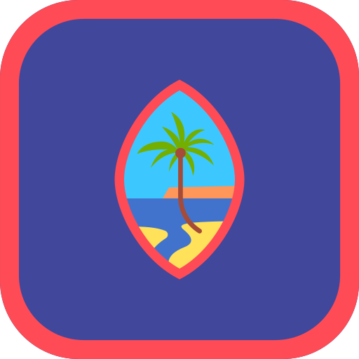 guam Flags Rounded square icon