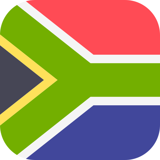 南アフリカ Flags Rounded square icon