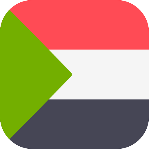 Судан Flags Rounded square иконка