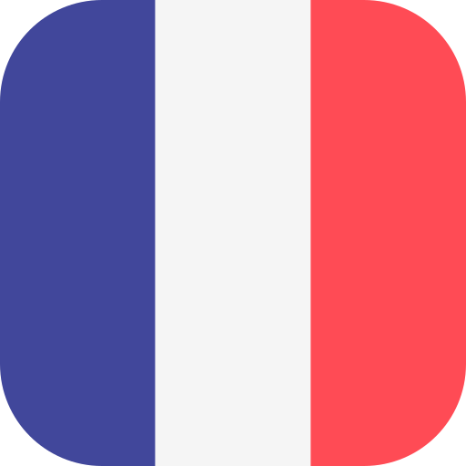 France Flags Rounded square icon
