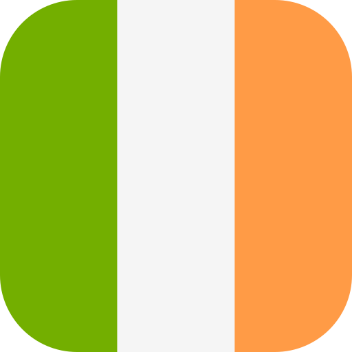 irlanda Flags Rounded square icona