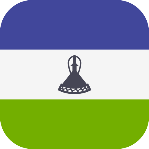 lesotho Flags Rounded square icon