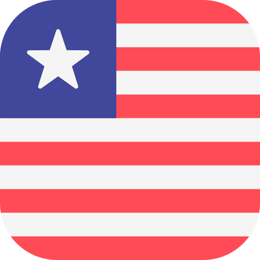 リベリア Flags Rounded square icon