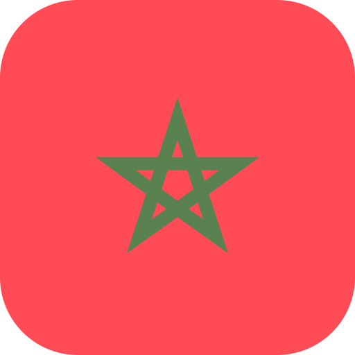 Morocco Flags Rounded square icon