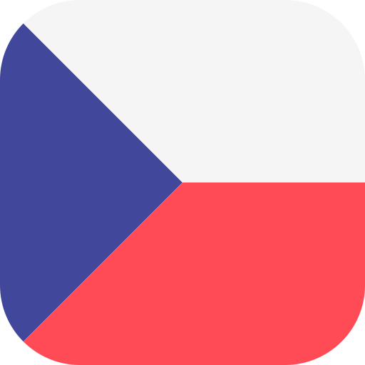체코 공화국 Flags Rounded square icon