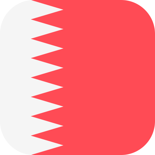 bahrein Flags Rounded square icona