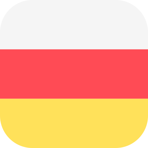 Ossetia Flags Rounded square icon