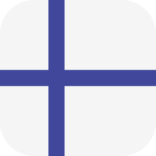 フィンランド Flags Rounded square icon