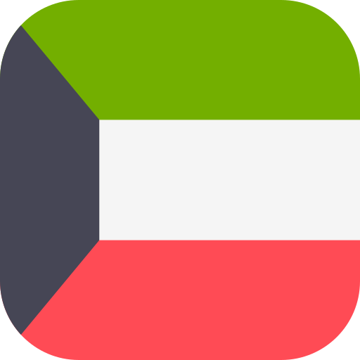 クウェート Flags Rounded square icon