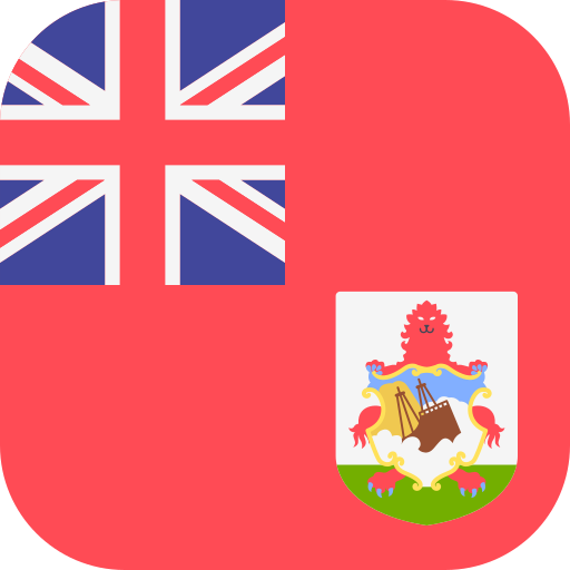 islas bermudas Flags Rounded square icono