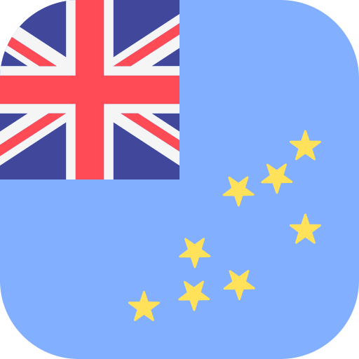 tuvalu Flags Rounded square ikona