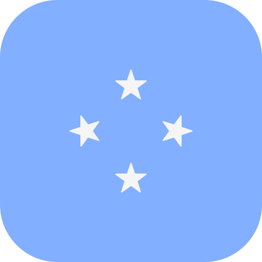 micronesia Flags Rounded square icona