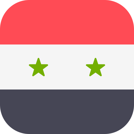 siria Flags Rounded square icono