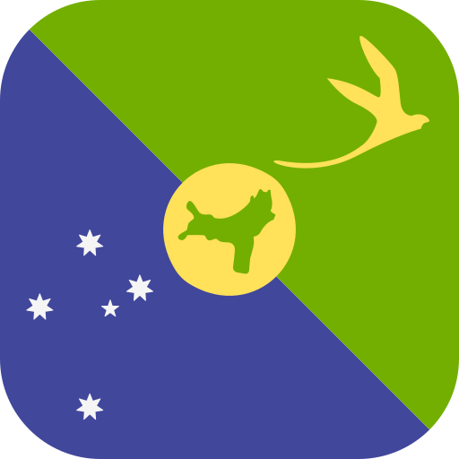 Christmas island Flags Rounded square icon