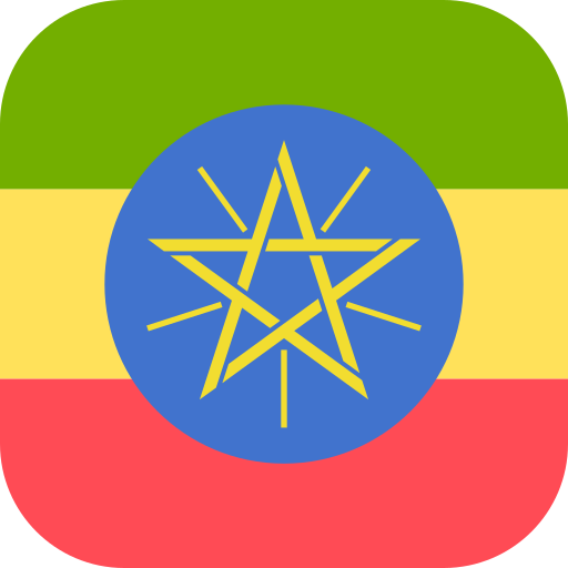 etiopia Flags Rounded square icona