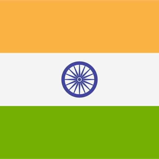 Índia Flags Square Ícone