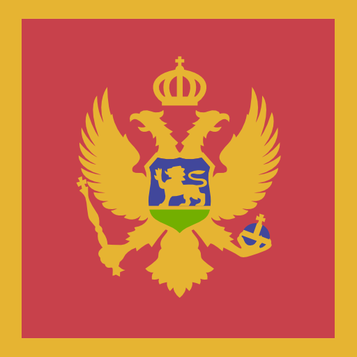 montenegro Flags Square icono