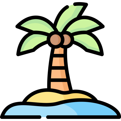 Кокосовая пальма Special Lineal color иконка