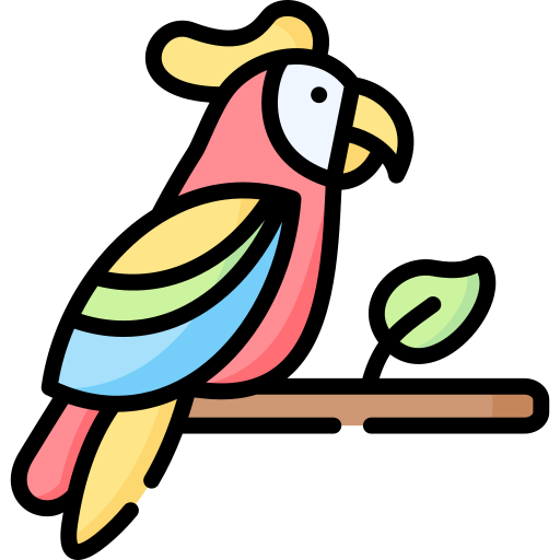Parrot Special Lineal color icon