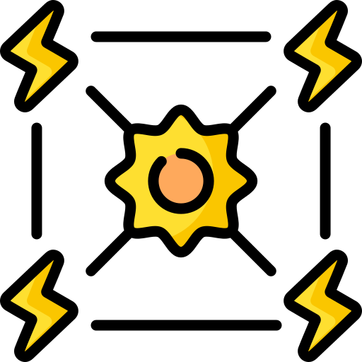 Солнечная энергия Special Lineal color иконка