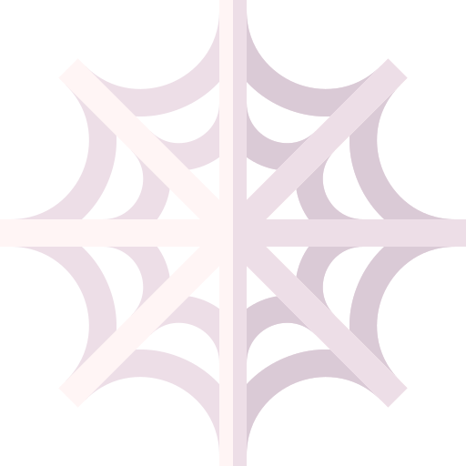Spider web Basic Straight Flat icon