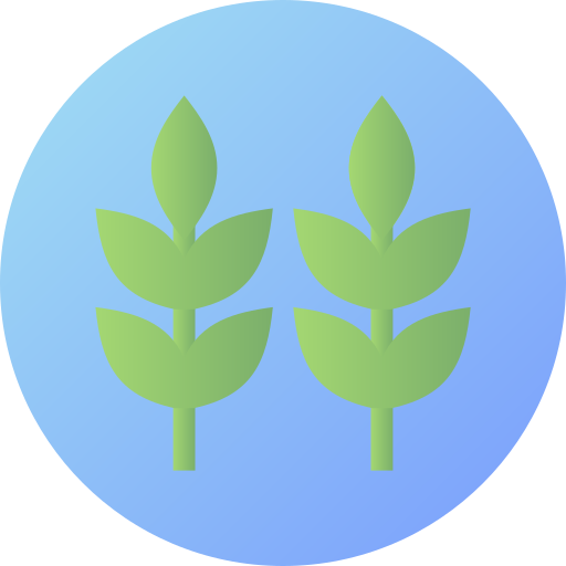 Herbs Flat Circular Gradient icon