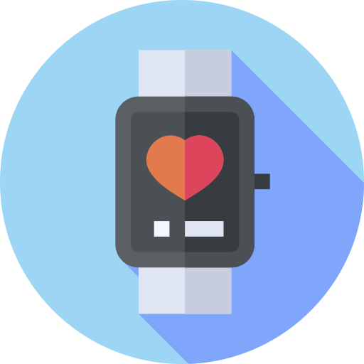 smartwatch Flat Circular Flat icon
