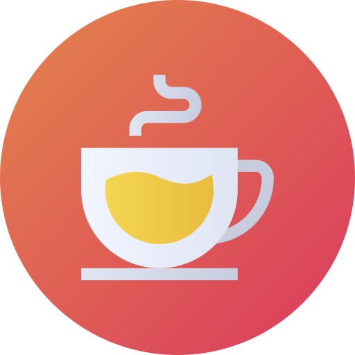 Tea cup Flat Circular Gradient icon