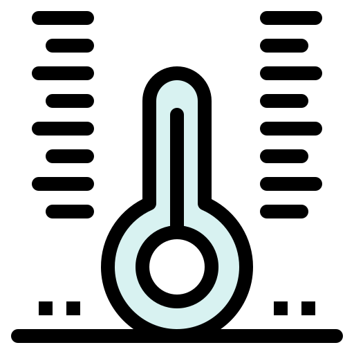termometr Flatart Icons Lineal Color ikona