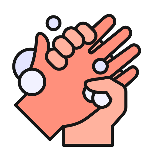 手を洗う Generic Outline Color icon