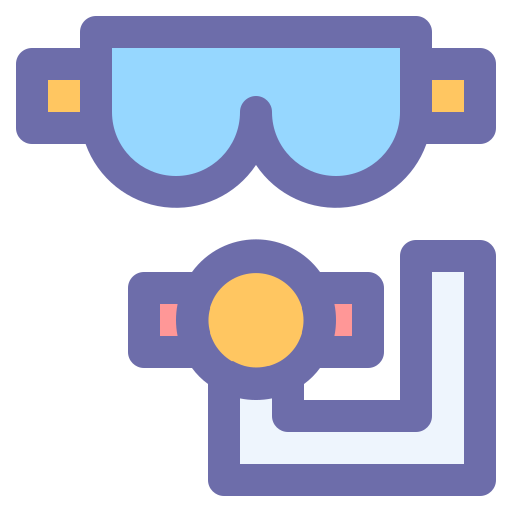 okulary ochronne Generic Outline Color ikona