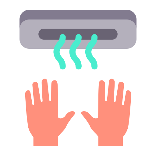 secador de manos Generic Flat icono