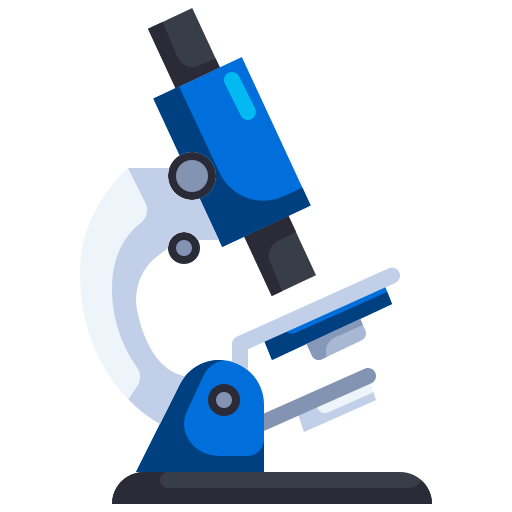 mikroskop Justicon Flat ikona