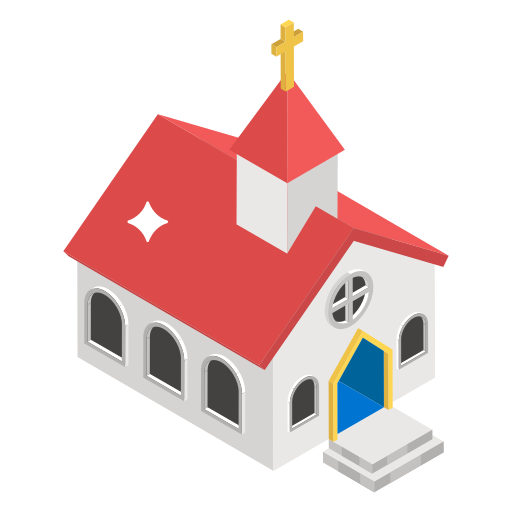 Church Generic Isometric icon