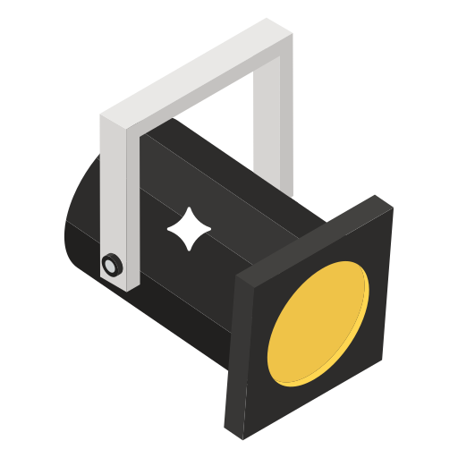 スポットライト Generic Isometric icon