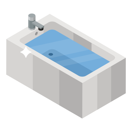 목욕통 Generic Isometric icon