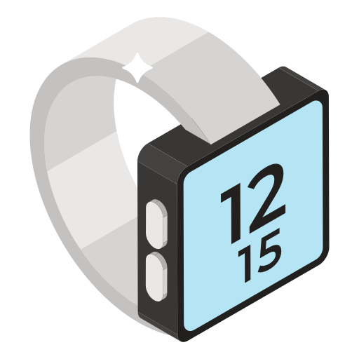 inteligentny zegarek Generic Isometric ikona