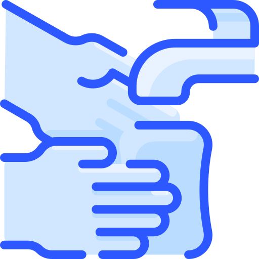 mycie rąk Vitaliy Gorbachev Blue ikona