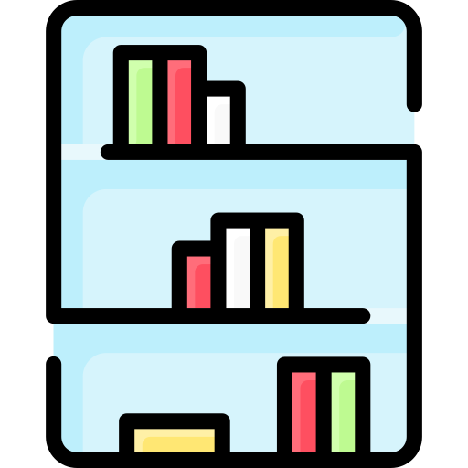 Bookcase Vitaliy Gorbachev Lineal Color icon