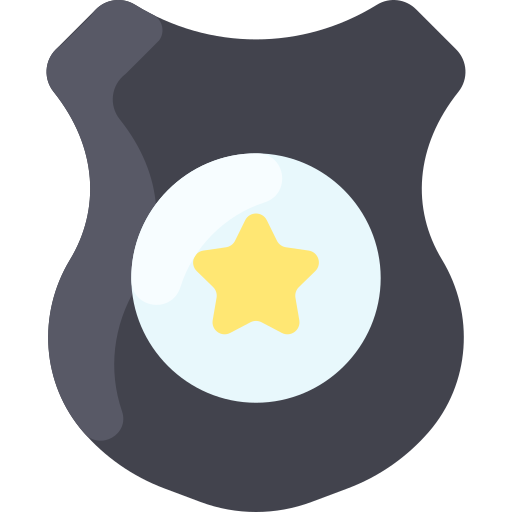 Police badge Vitaliy Gorbachev Flat icon