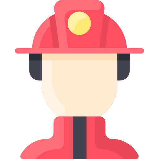 Firefighter Vitaliy Gorbachev Flat icon