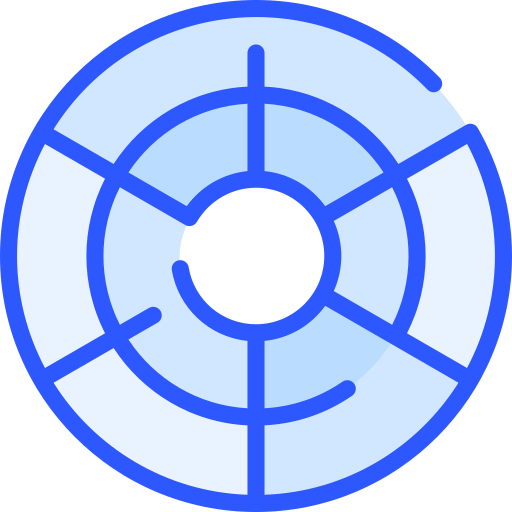 kleurenwiel Vitaliy Gorbachev Blue icoon
