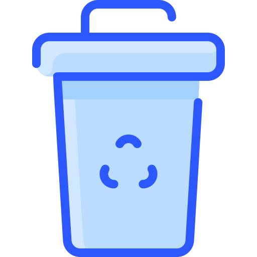 cubo de la basura Vitaliy Gorbachev Blue icono