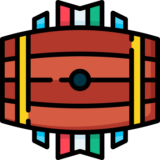 Wine cask Special Lineal color icon