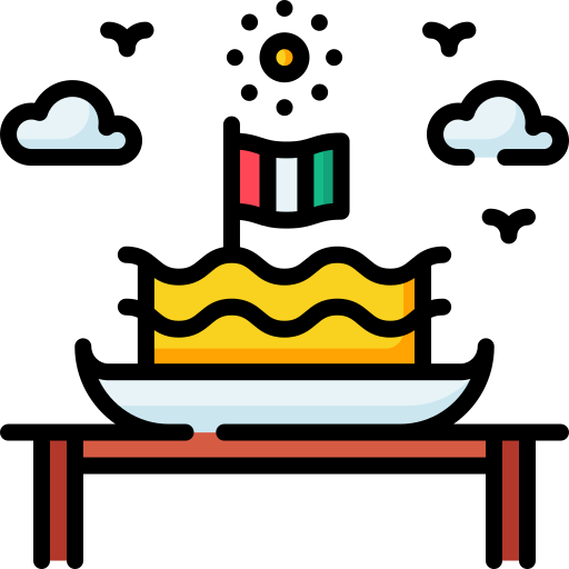 lasagna Special Lineal color icona