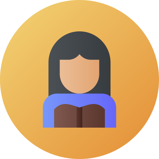 lehrer Flat Circular Gradient icon