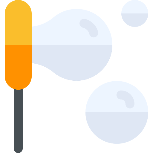 Пузыри Basic Rounded Flat иконка