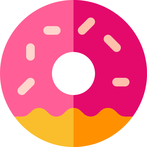 donut Basic Rounded Flat icoon