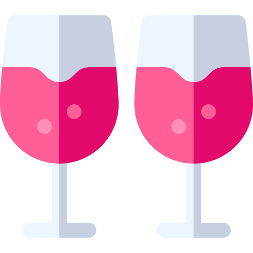 와인 잔 Basic Rounded Flat icon