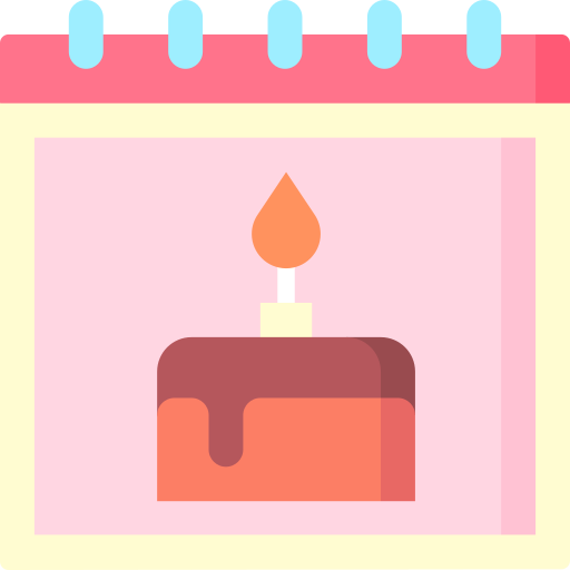 urodziny Special Flat ikona